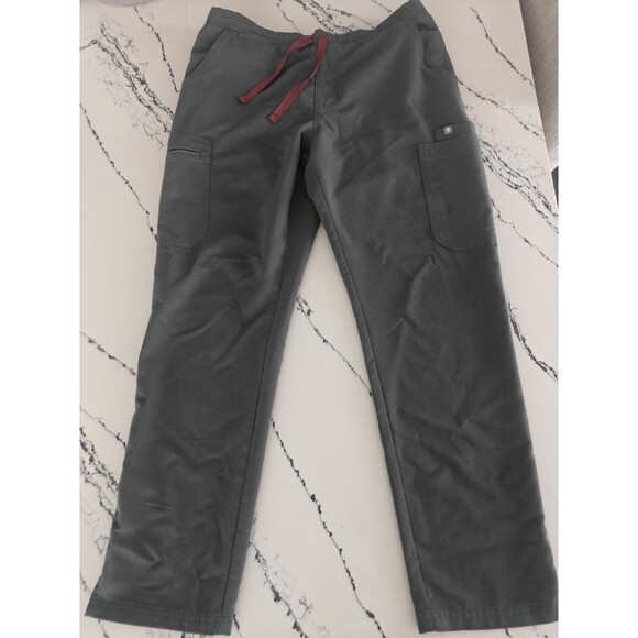 Figs Technical Collection Kade Cargo Scrub Pants Medium Green Dark - Picture 1 of 5